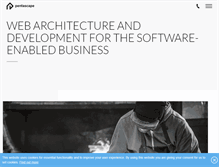 Tablet Screenshot of pentascape.com